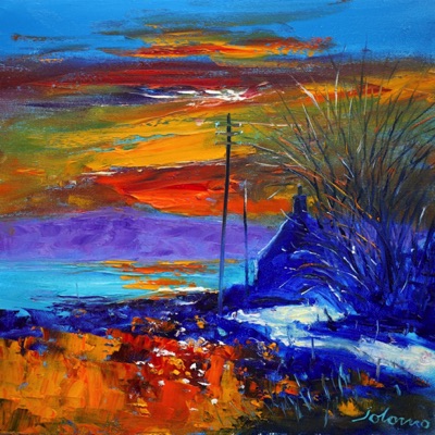 Dawnlight at Aros Isle of Mull 16x16 Dawnlight at Aros Isle of Mull 16x16